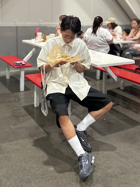 「CIAOPANIC TYPY（チャオパニックティピー）のアイテム」を使った、Kazumaさん（メンズ・166cm）の夏コーディネート