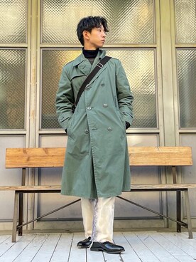 「CALMANTHOLOGY（カルマンソロジー）のアイテム」を使った、Kazumaさん（メンズ・165cm）の冬コーディネート