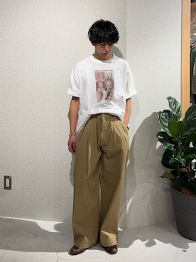 「CIAOPANIC TYPY（チャオパニックティピー）のアイテム」を使った、Kazumaさん（メンズ・166cm）の春コーディネート