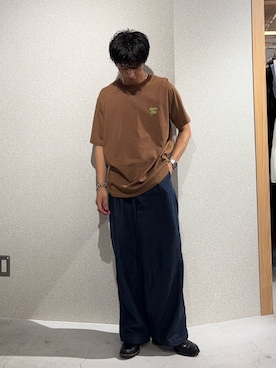「CIAOPANIC TYPY（チャオパニックティピー）のアイテム」を使った、Kazumaさん（メンズ・166cm）の夏コーディネート