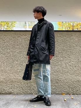 「CALMANTHOLOGY（カルマンソロジー）のアイテム」を使った、Kazumaさん（メンズ・165cm）の秋コーディネート