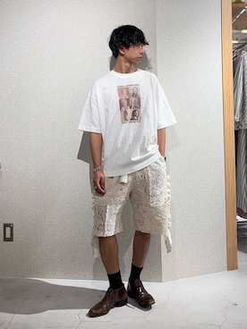 「etsinta（エシンタ）のアイテム」を使った、Kazumaさん（メンズ・166cm）の春コーディネート