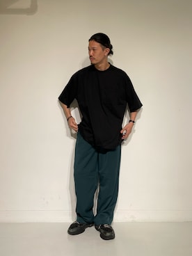 「B'2nd（ビーセカンド）のアイテム（パンツ）」を使った、せおさん（メンズ・178cm）の夏コーディネート