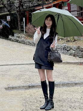 「アイテム（ベスト）」を使った、えぬさん（レディース・161cm・30代）の秋コーディネート