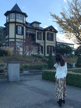 「NANO universe（ナノユニバース）のアイテム」を使った、えぬさん（レディース・161cm）の秋コーディネート