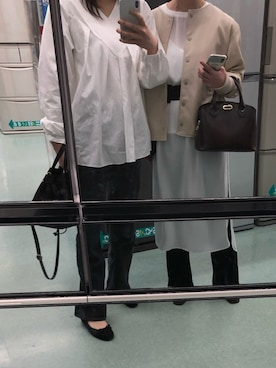 「Isn't She?（イズントシー）のアイテム」を使った、りなさん（レディース・162cm）の冬コーディネート