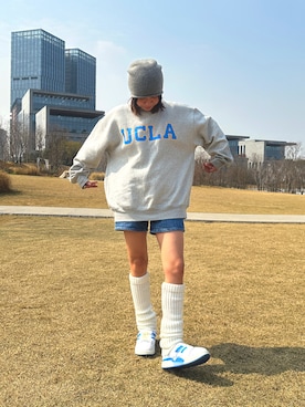 「COS（コス）のアイテム（帽子）」を使った、Pittaaさん（レディース・168cm）の秋コーディネート