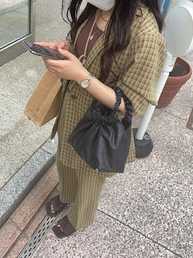 「Marc by Marc Jacobs（マークバイマークジェイコブス）のアイテム（腕時計）」を使った、moonさん（レディース・147cm）の秋コーディネート