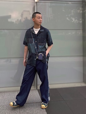 「ED ROBERT JUDSON（エドロバートジャドソン）のアイテム」を使った、惑星さん（メンズ・177cm）の夏コーディネート