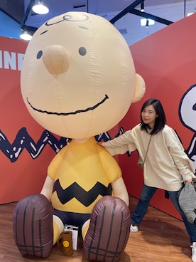 「CLANE（クラネ）のアイテム（ブルゾン）」を使った、Kimberlyさん（レディース・159cm）の冬コーディネート