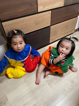 「楽天のアイテム（その他、その他）」を使った、KYO*AYAさん（キッズ・100cm）の秋コーディネート