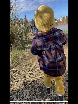 「SKAPE（エスケープ）のアイテム」を使った、KYO*AYAさん（キッズ・80cm）の冬コーディネート