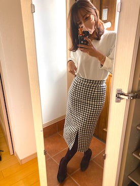 ゆみちょりさん（レディース・163cm）の冬コーディネート