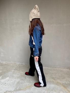 「DEVICE（デバイス）のアイテム（パンツ）」を使った、rinさん（レディース・154cm）の秋コーディネート