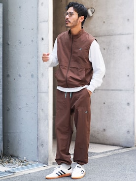 「アイテム（ベスト）」を使った、JIGGYS SHOP PRESSさん（メンズ・180cm）の秋コーディネート