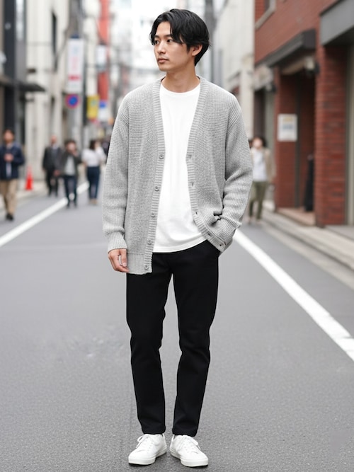 JIGGYS SHOP（ジギーズショップ） カーディガン ワッフル編み