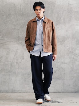 「アイテム（ブルゾン）」を使った、JIGGYS SHOP PRESSさん（メンズ・183cm）の秋コーディネート