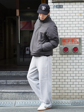 「アイテム（ダウンジャケット/コート）」を使った、JIGGYS SHOP PRESSさん（メンズ・180cm）の冬コーディネート