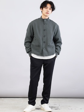 「jiggys shop（ジギーズショップ）のアイテム（ブルゾン）」を使った、JIGGYS SHOP PRESSさん（メンズ・175cm）の秋コーディネート