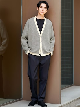 「roshell（ロシェル）のアイテム」を使った、JIGGYS SHOP PRESSさん（メンズ・180cm）の冬コーディネート