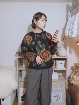 「SENSE OF PLACE by URBAN RESEARCH（センスオブプレイスバイアーバンリサーチ）のアイテム」を使った、sallyさん（レディース・161cm）の冬コーディネート