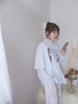 「FIG&VIPER（フィグアンドバイパー）のアイテム（パンツ）」を使った、sallyさん（レディース・161cm）の夏コーディネート