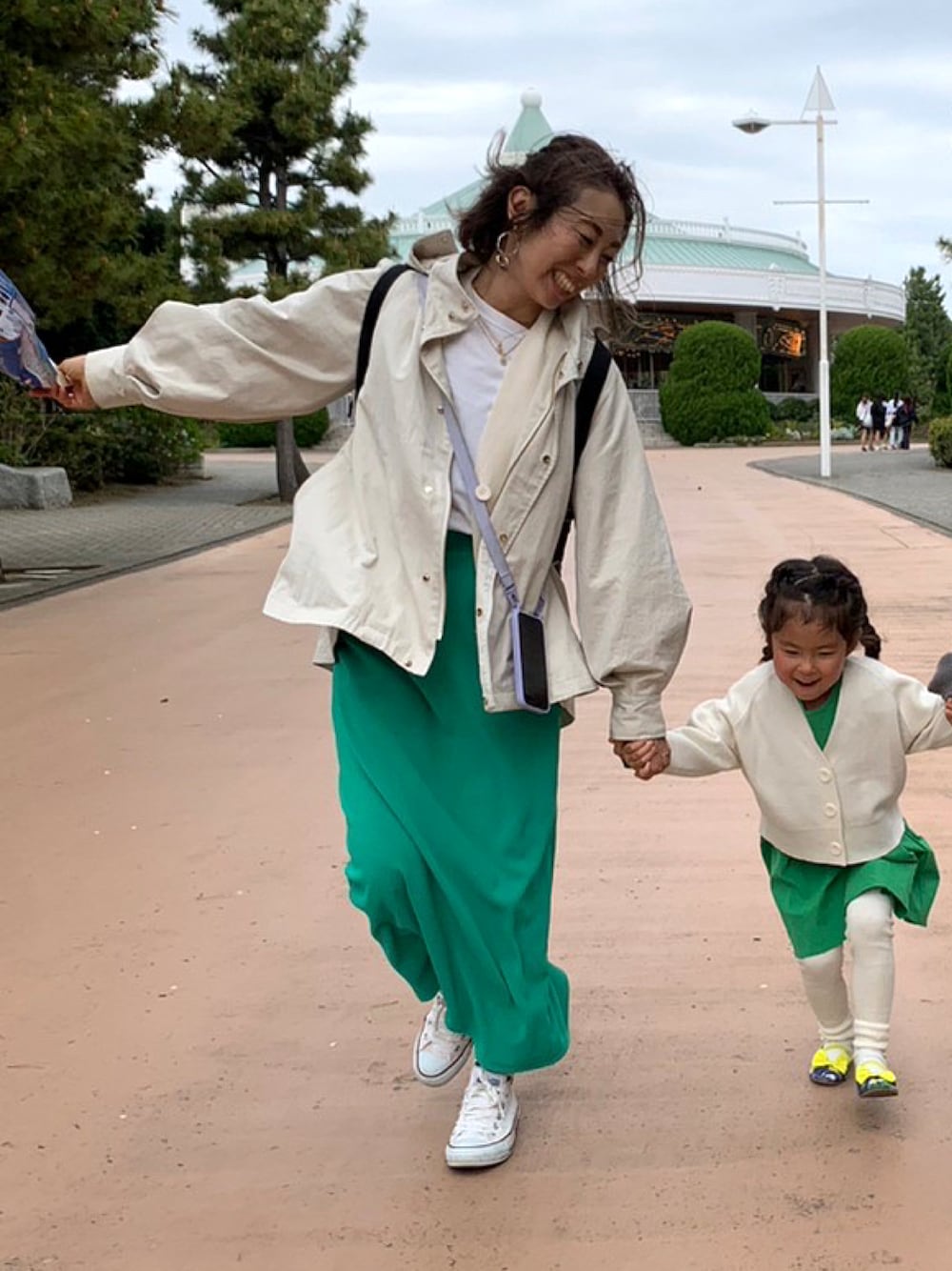 マウンテンパーカーを使った「親子でおそろい」の人気