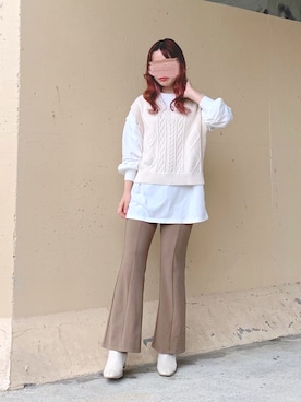 ねこさん（レディース・158cm）の春コーディネート