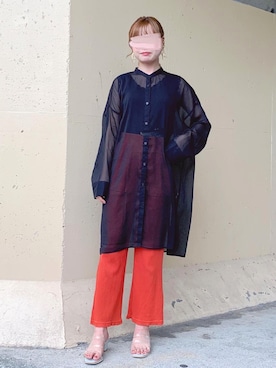 「fifth（フィフス）のアイテム（キャミソール）」を使った、ねこさん（レディース・158cm）の夏コーディネート