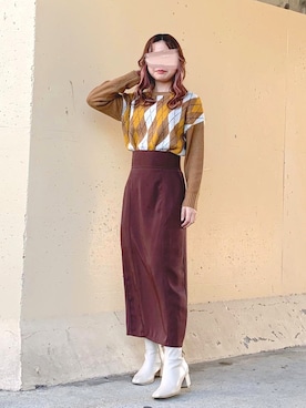 ねこさん（レディース・158cm）の春コーディネート