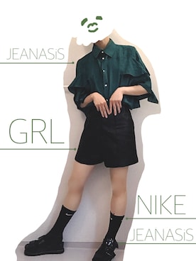 MIKEさん（レディース・151cm）の夏コーディネート