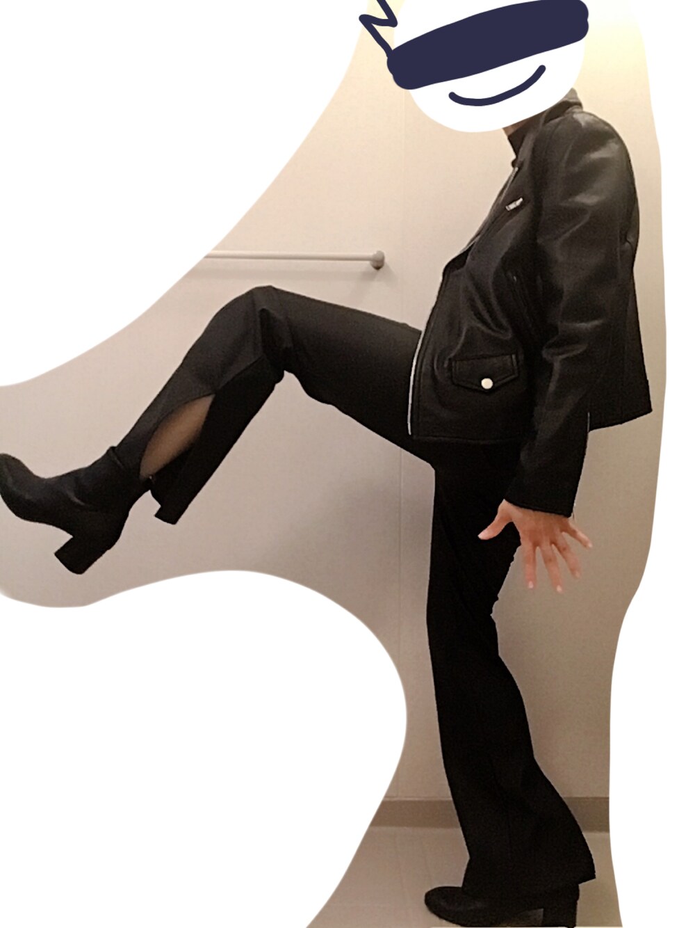 sophilaのライダースジャケットを使った人気ファッション