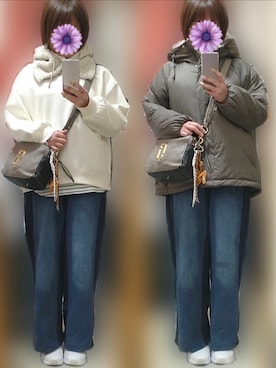 「アイテム（タンクトップ）」を使った、NE/158cmさん（レディース・158cm）の冬コーディネート