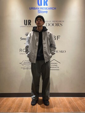 シマブクロさんの（URBAN RESEARCH DOORS | アーバンリサーチドアーズ）を使ったコーディネート