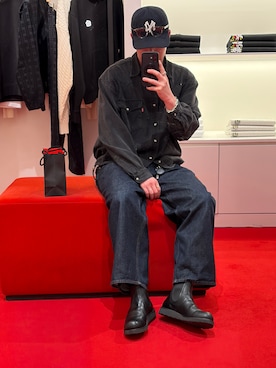 「Wrangler（ラングラー）のアイテム」を使った、𓆉𝑅𝑌𝑈𝐻𝑂𓆉さん（メンズ・180cm）の夏コーディネート