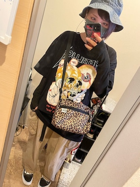 「METALLICA（メタリカ）のアイテム」を使った、あるてまさん（レディース・158cm）の秋コーディネート