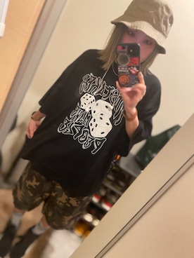 「アイテム（チノパンツ、その他）」を使った、あるてまさん（レディース・158cm）の夏コーディネート