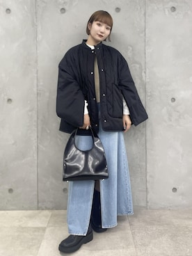 「アイテム（ブルゾン）」を使った、meigetsuさん（レディース・157cm・20代）の夏コーディネート