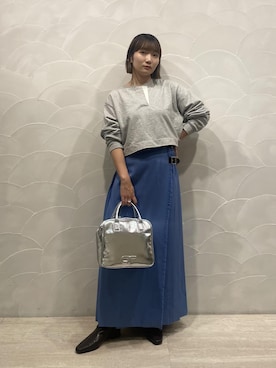 「FEMME」｜「アイテム（ブーツ）」を使った、meigetsuさん（レディース・157cm）の秋コーディネート