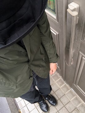「BEAMS BOY（ビームスボーイ）のアイテム（ナイロンジャケット）」を使った、lovely green heartさん（レディース・153cm）の秋コーディネート