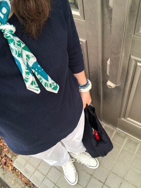 「Robin Piccone（ロビンピッコーネ）のアイテム」を使った、lovely green heartさん（レディース・153cm）の夏コーディネート