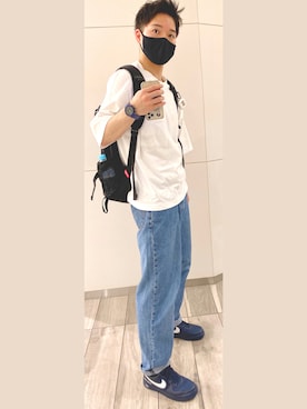 「MARC JACOBS（マークジェイコブス）のアイテム（腕時計）」を使った、熱田佐武さん（メンズ・170cm）の夏コーディネート