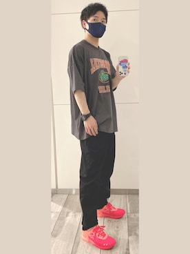 「kutir」｜「アイテム（アナログ腕時計）」を使った、熱田佐武さん（メンズ・170cm）の秋コーディネート