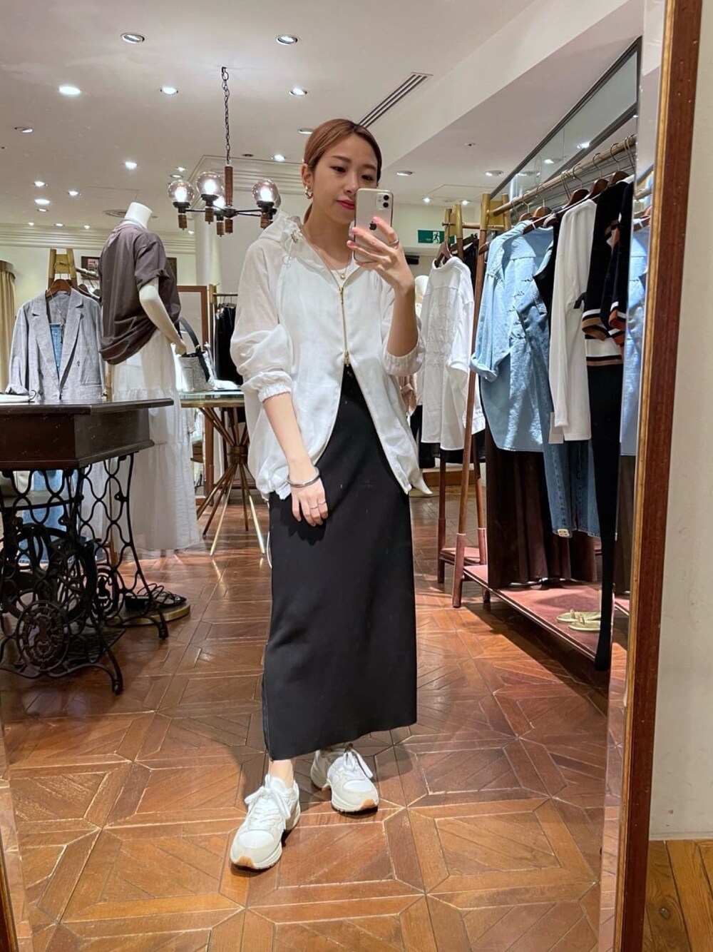 シアーZIPパーカーを使った人気ファッションコーディネート - WEAR