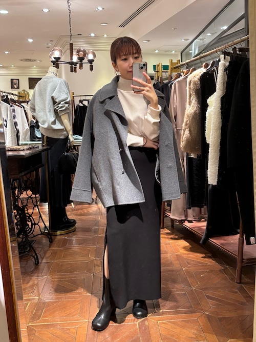 Lサイズも登場！】ポンチZIPタイトスカート（スカート）｜LOUNGEDRESS