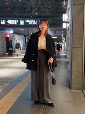 「アイテム（その他アウター）」を使った、IRIE REIKO🃏さん（レディース・154cm・30代）の秋コーディネート