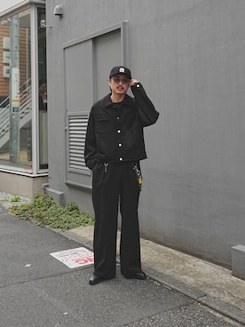 「アイテム（ブルゾン）」を使った、Jamさん（メンズ・175cm・30代）の秋コーディネート