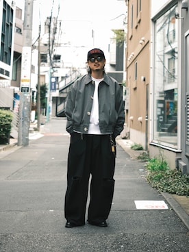 「CPH（シーピーエイチ）のアイテム」を使った、Jamさん（メンズ・175cm）の秋コーディネート