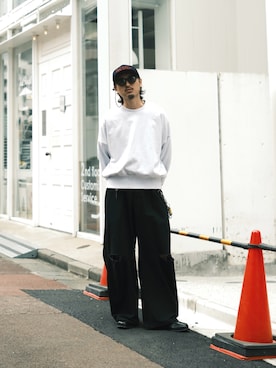 「CPH（シーピーエイチ）のアイテム」を使った、Jamさん（メンズ・175cm）の秋コーディネート