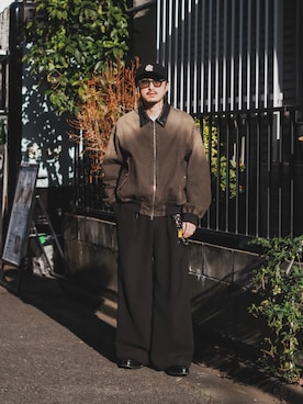 「アイテム（デニムジャケット）」を使った、Jamさん（メンズ・175cm・30代）の冬コーディネート